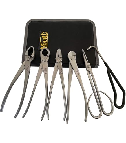 Amazon.co.jp: 高級盆栽道具 ステンレスセット 日本製盆栽道具10点